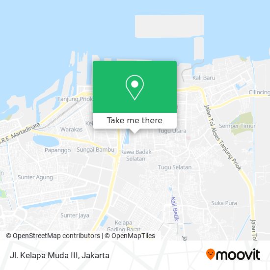 Jl. Kelapa Muda III map