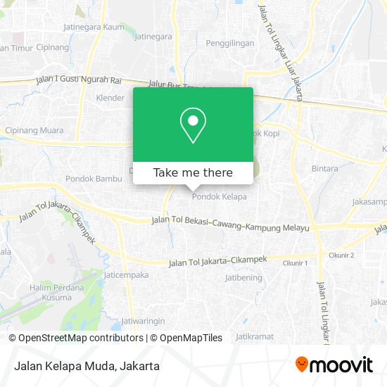 Jalan Kelapa Muda map