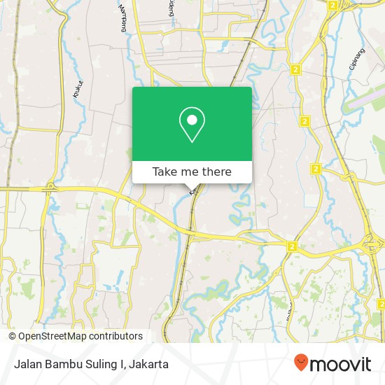 Jalan Bambu Suling I map