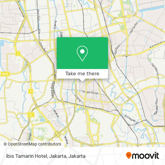 ibis Tamarin Hotel, Jakarta map