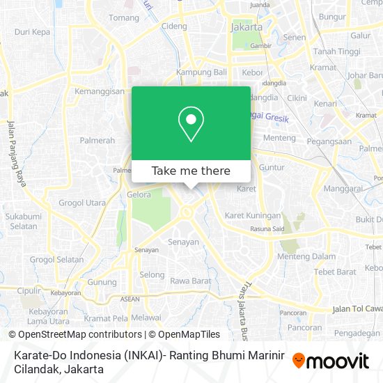 Karate-Do Indonesia (INKAI)- Ranting Bhumi Marinir Cilandak map