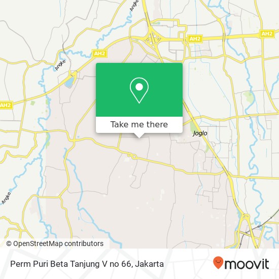 Perm Puri Beta Tanjung V no 66 map