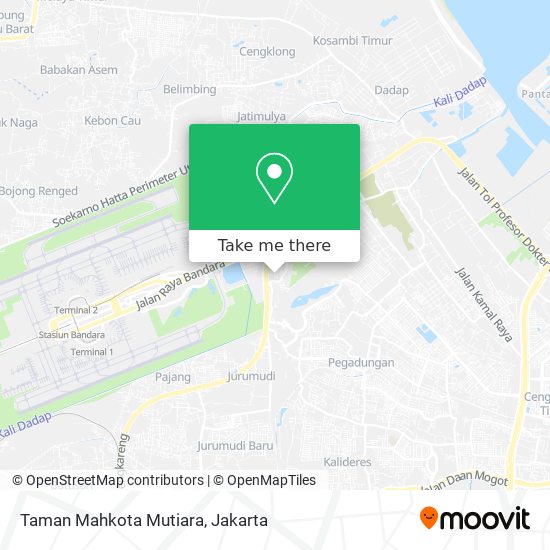 Taman Mahkota Mutiara map