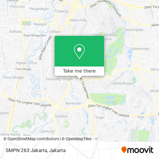 SMPN 263 Jakarta map