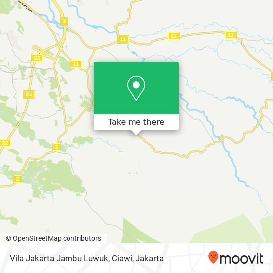 Vila Jakarta  Jambu Luwuk, Ciawi map