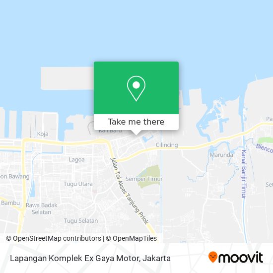 Lapangan Komplek Ex Gaya Motor map