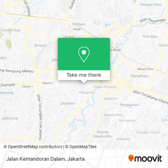 Jalan Kemandoran Dalam map