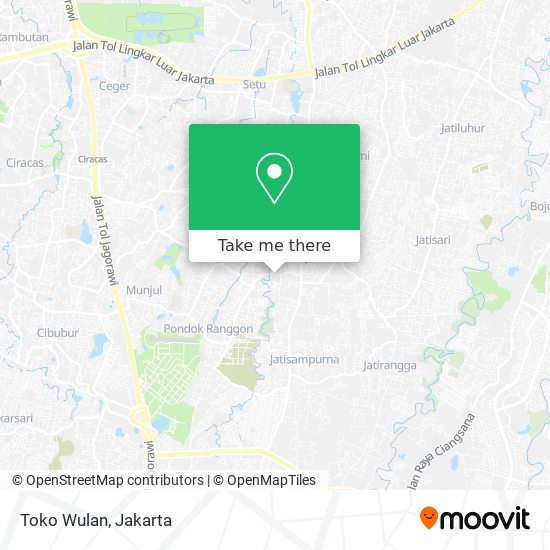 Toko Wulan map