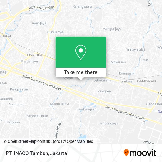 PT. INACO Tambun map