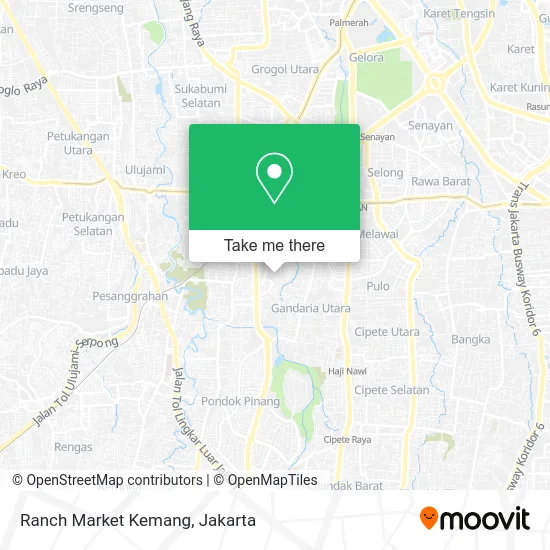 Ranch Market Kemang map