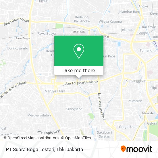 PT Supra Boga Lestari, Tbk map