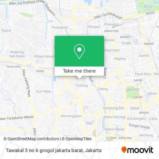 Tawakal 3 no 6 grogol jakarta barat map