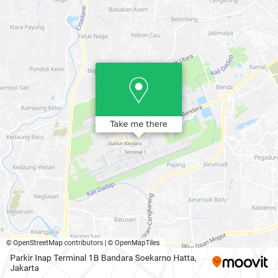 Parkir Inap Terminal 1B Bandara Soekarno Hatta map