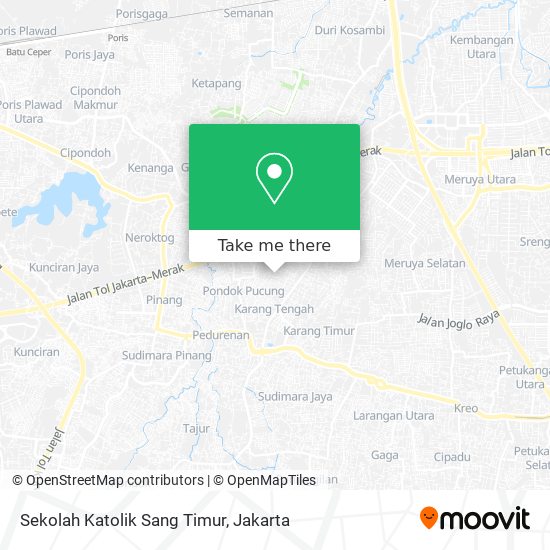 Sekolah Katolik Sang Timur map