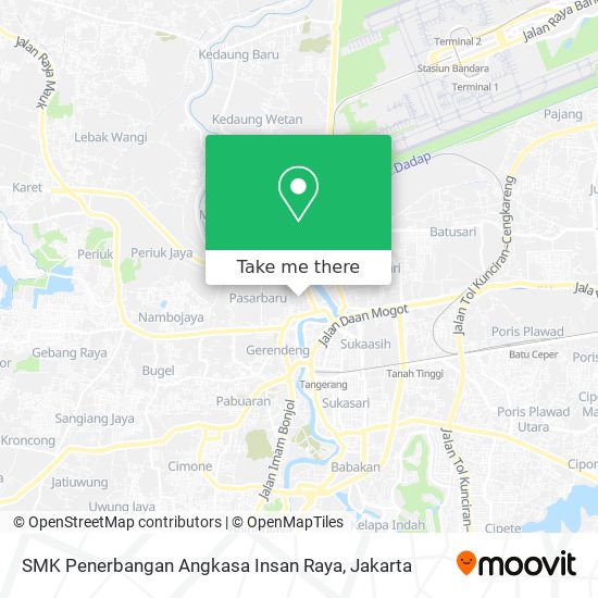 SMK Penerbangan Angkasa Insan Raya map