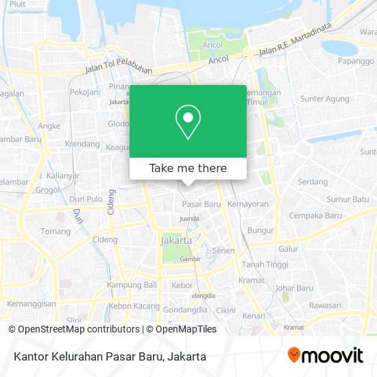 Kantor Kelurahan Pasar Baru map