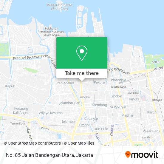 No. 85 Jalan Bandengan Utara map