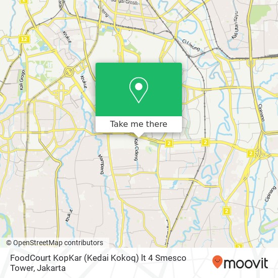 FoodCourt KopKar (Kedai Kokoq) lt 4 Smesco Tower map