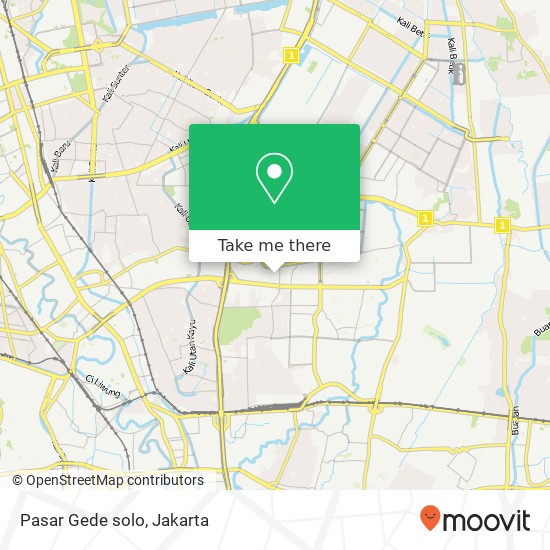 Pasar Gede solo map