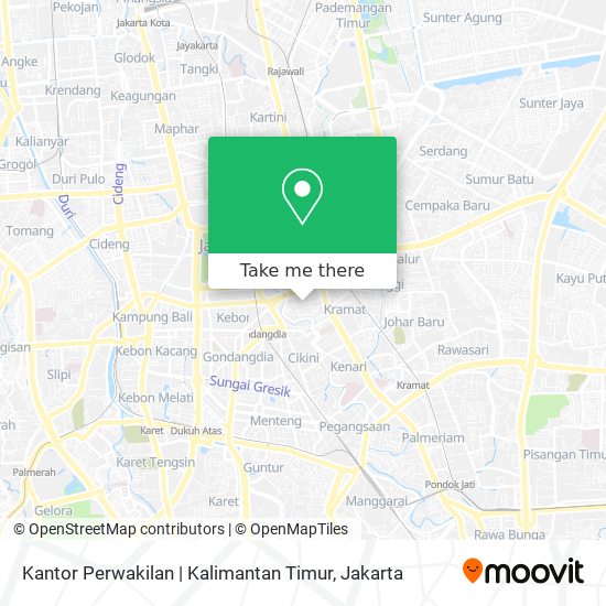 Kantor Perwakilan | Kalimantan Timur map