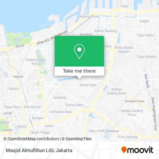 Masjid Almuflihun Ldii map