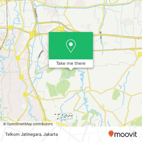 Telkom Jatinegara map