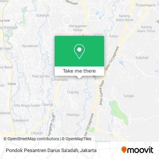 Pondok Pesantren Darus Sa'adah map