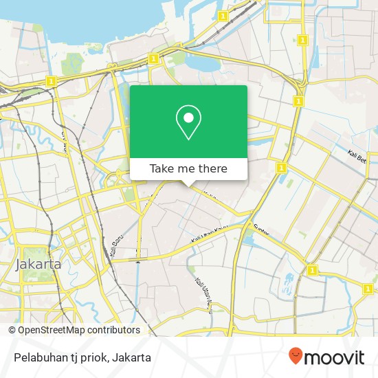 Pelabuhan tj priok map