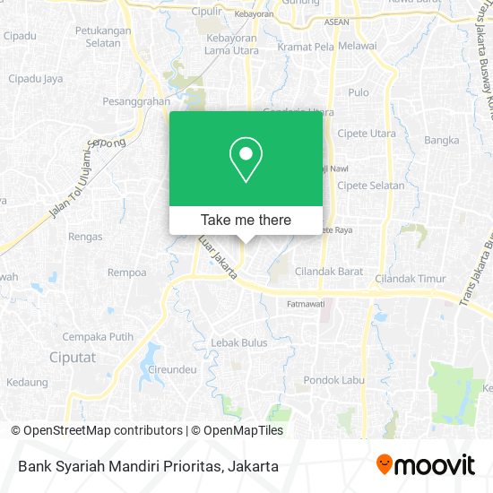 Bank Syariah Mandiri Prioritas map