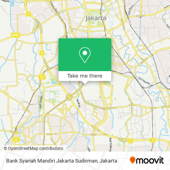 Bank Syariah Mandiri Jakarta Sudirman map