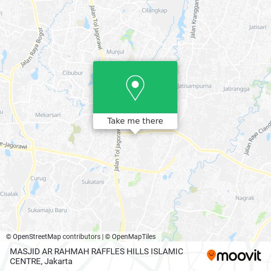 MASJID AR RAHMAH RAFFLES HILLS ISLAMIC CENTRE map