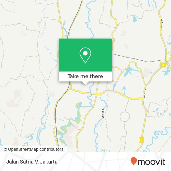 Jalan Satria V map