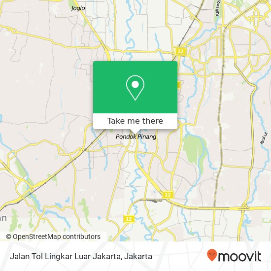 Jalan Tol Lingkar Luar Jakarta map