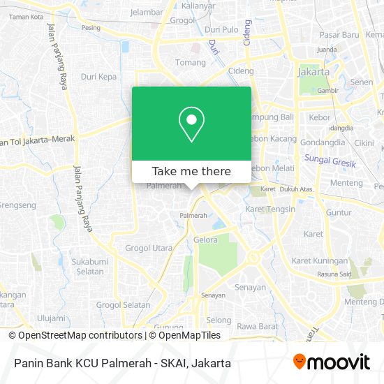 Panin Bank KCU Palmerah - SKAI map