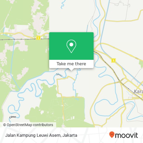 Jalan Kampung Leuwi Asem map