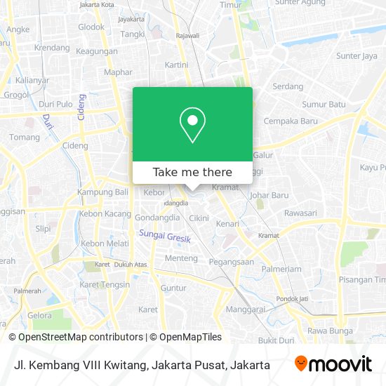 Jl. Kembang VIII Kwitang, Jakarta Pusat map