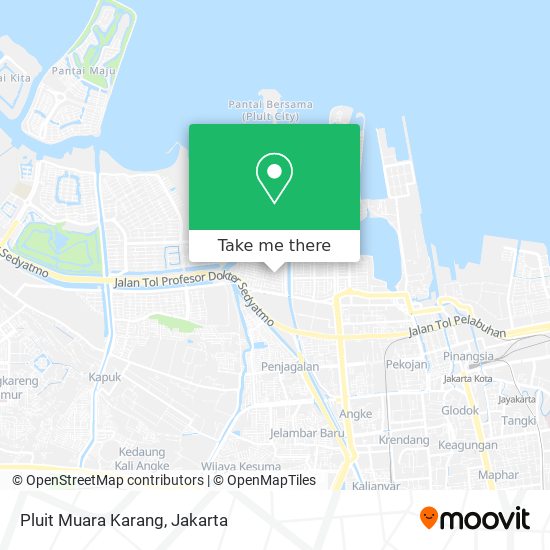 Pluit Muara Karang map