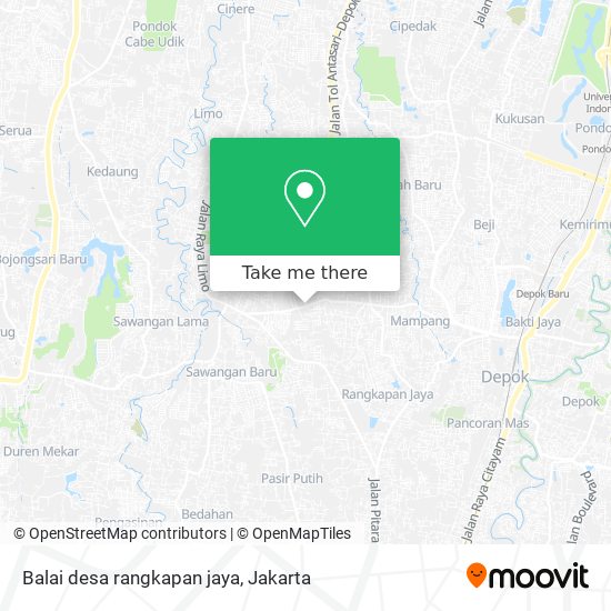 Balai desa rangkapan jaya map