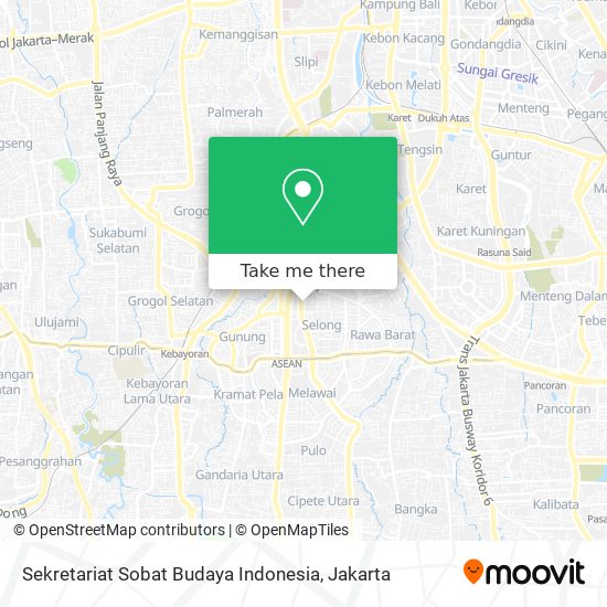 Sekretariat Sobat Budaya Indonesia map