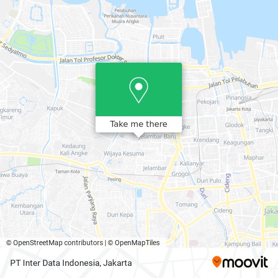 PT Inter Data Indonesia map