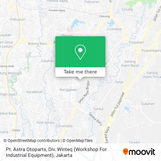 Pt. Astra Otoparts, Div. Winteq (Workshop For Industrial Equipment) map