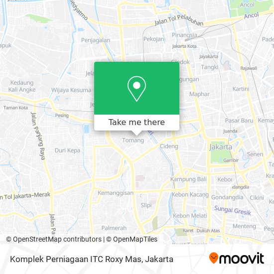Komplek Perniagaan ITC Roxy Mas map