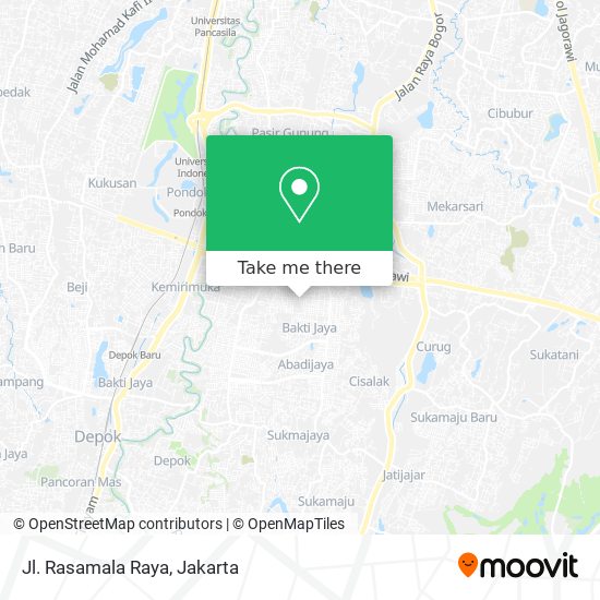 Jl. Rasamala Raya map