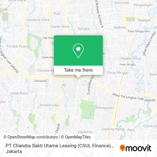 PT Chandra Sakti Utama Leasing           (CSUL Finance). map