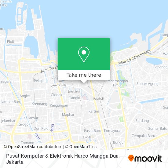 Pusat Komputer & Elektronik Harco Mangga Dua map