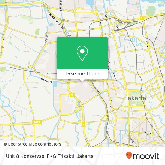 Unit 8 Konservasi FKG Trisakti map