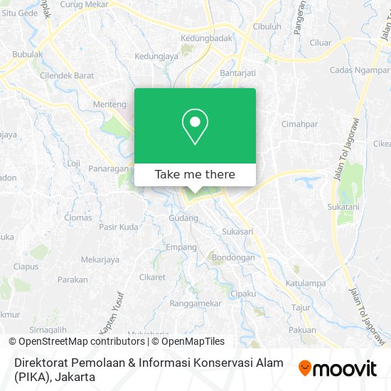 Direktorat Pemolaan & Informasi Konservasi Alam (PIKA) map
