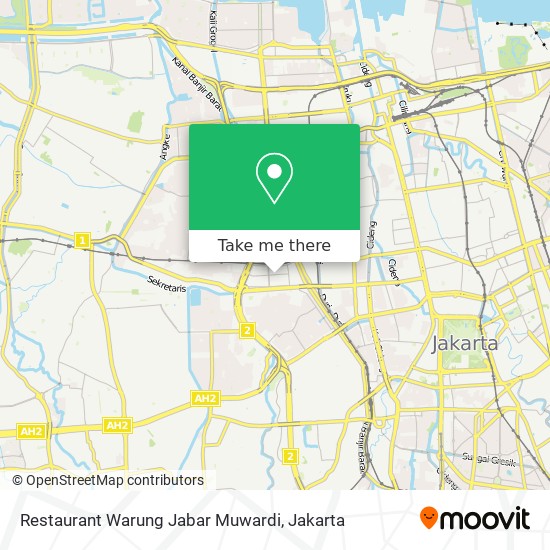 Restaurant Warung Jabar Muwardi map