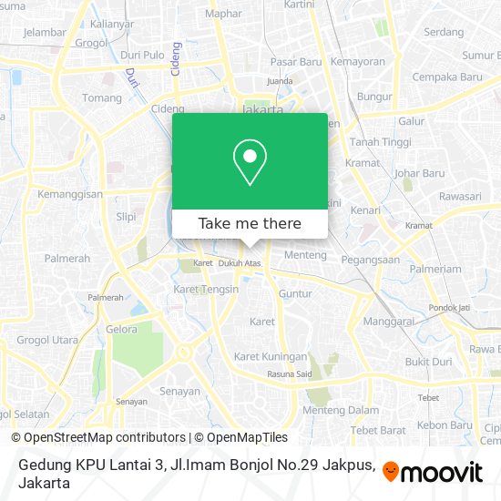 Gedung KPU Lantai 3, Jl.Imam Bonjol No.29 Jakpus map