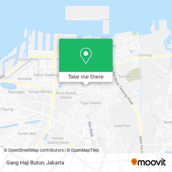 Gang Haji Butun map